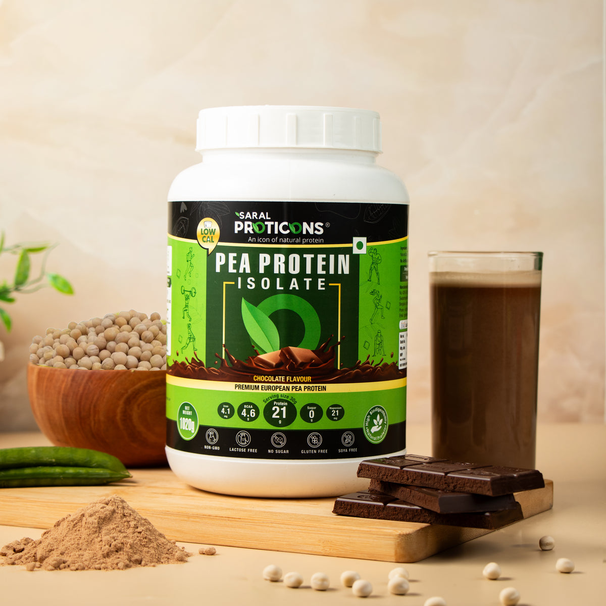 Pea Protein Isolate – Chocolate Flavor